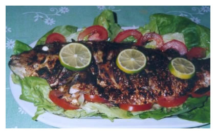 poisson braisé