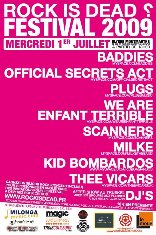 programme rock is dead annulée