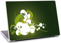 sticker graphique vert