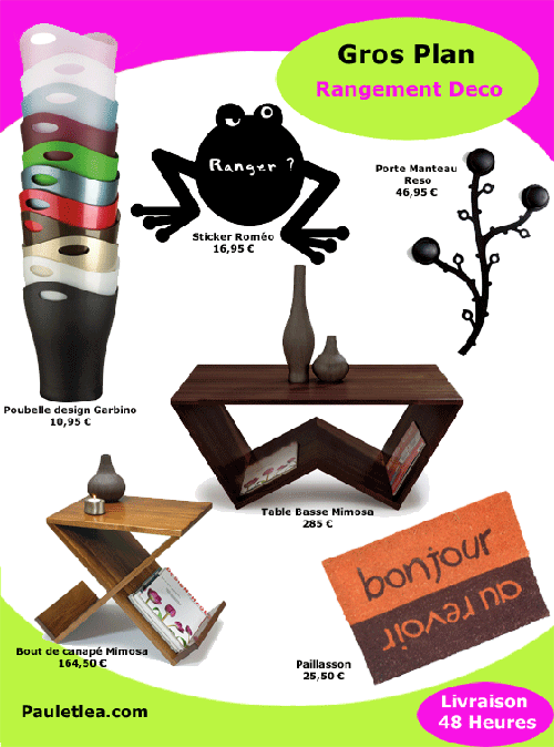 Paul et Lea - objets deco