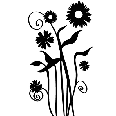 sticker fleur