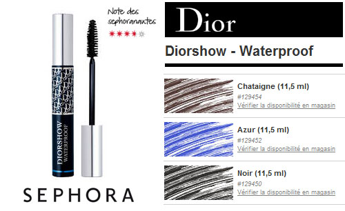 Diorshow-Waterproof-Mascara professionnel