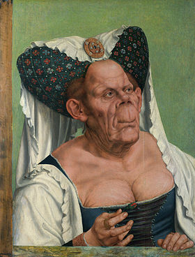 "Vieille Femme grotesque", un tableau du peintre Quentin Metsys, daté de 1513