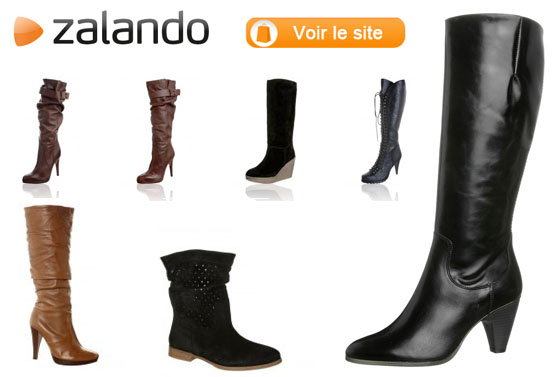 bottes chaussures femme Zalando