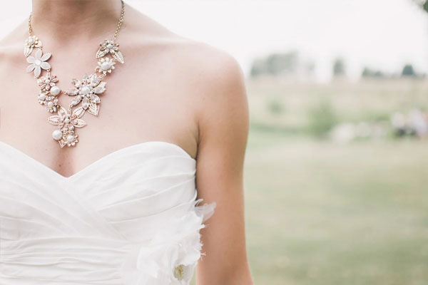 Collier de mariage pour femme