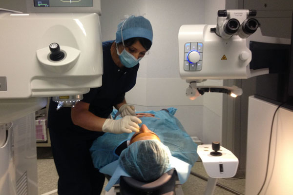 Déroulement de l'opération des yeux LASIK