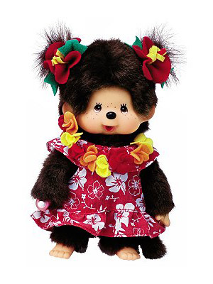 Peluche Hawaï fille de chez Kiki 24,88 euros