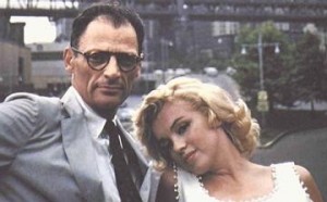 Marilyn Monroe et Arthur Miller, photo de Sam Shaw