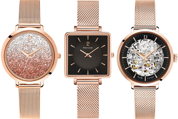 Montres en or rose pour femme