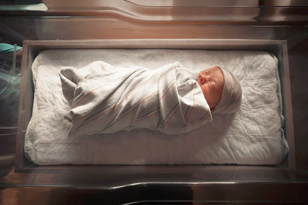 Photo de naissance de bébé