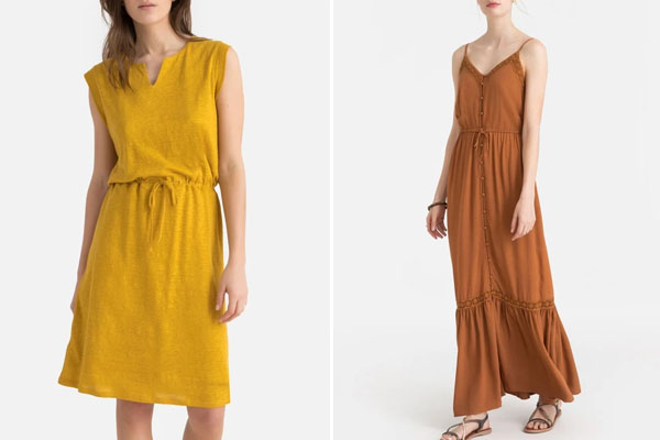 Robe jaune tendance été