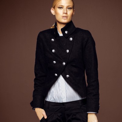 gilet style officier femme