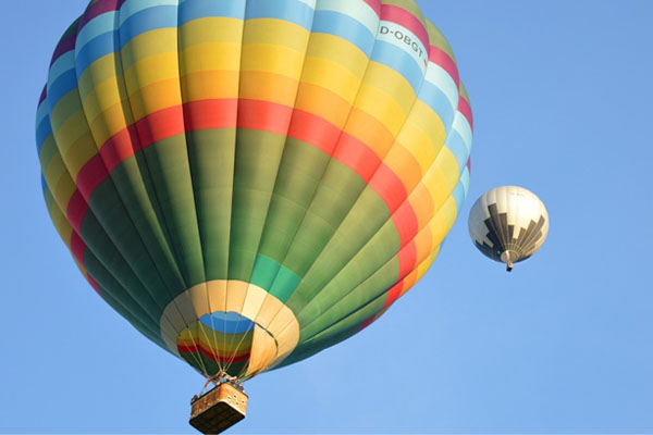 vol en montgolfière